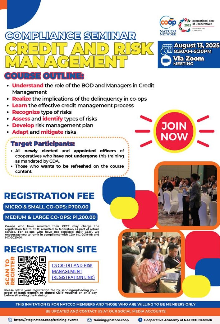 COMPLIANCE SEMINAR ON CREDIT AND RISK MANAGEMENT