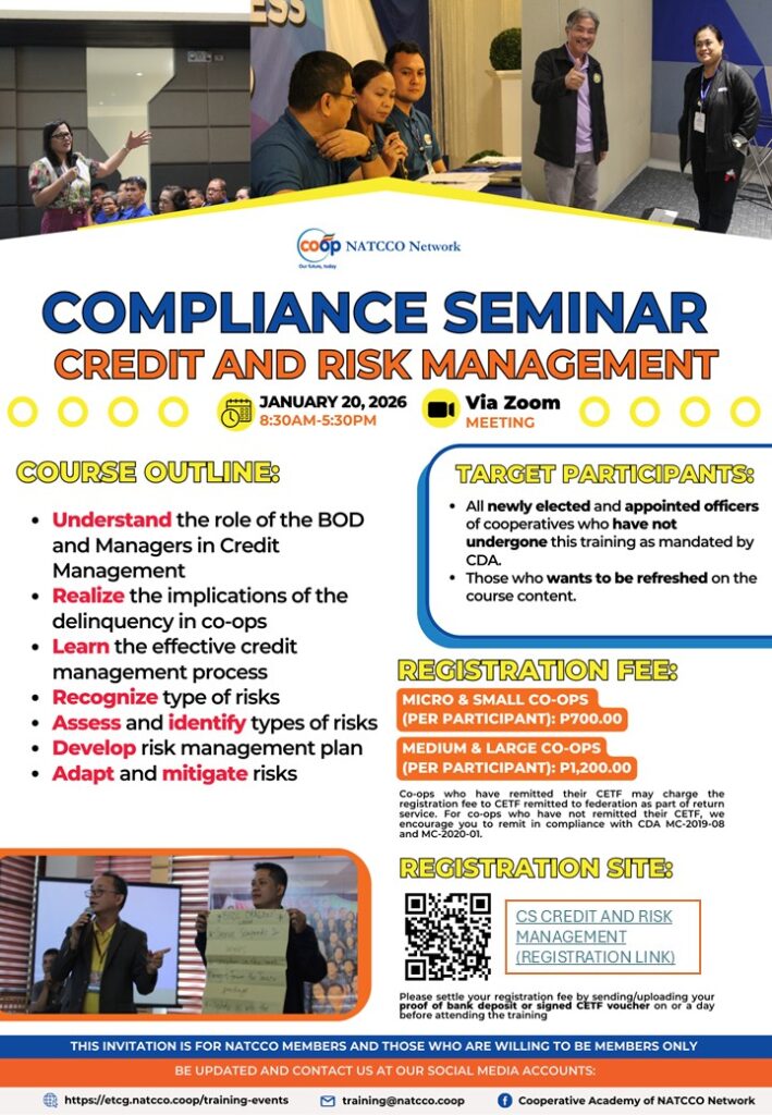 COMPLIANCE SEMINAR ON CREDIT AND RISK MANAGEMENT