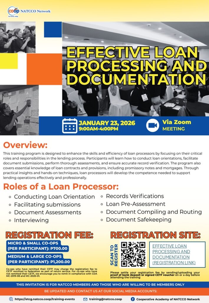 EFFECTIVE LOAN PROCESSING AND DOCUMENTATION