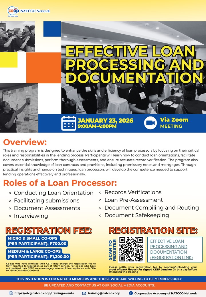 EFFECTIVE LOAN PROCESSING AND DOCUMENTATION