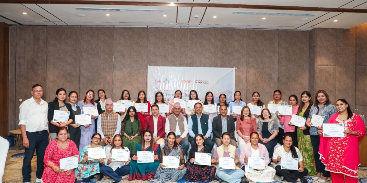 Trainers’ Training Program on Climate Change and Action for Women Cooperators